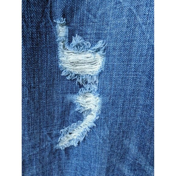 Levis 502 Regular Tapered Distressed Jeans Size 18 29X31 - Picture 2 of 8